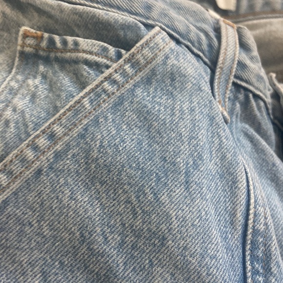 Agolde Women's A9120-1535 Blue Cargo Jeans Cooper Light Wash Pockets Sz 27 - Picture 7 of 7